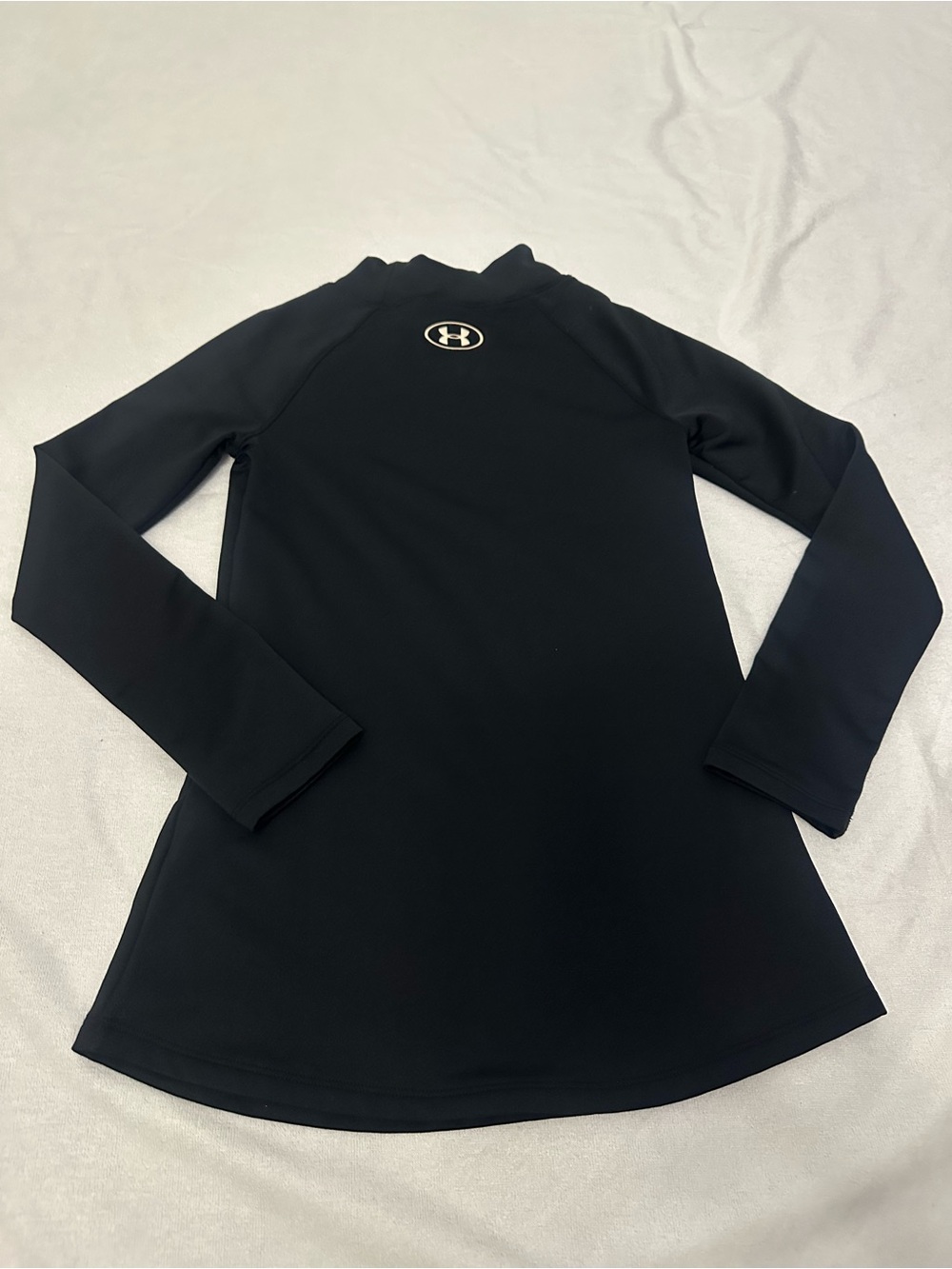 Under Armour Black Long Sleeve Logo Athletic Top